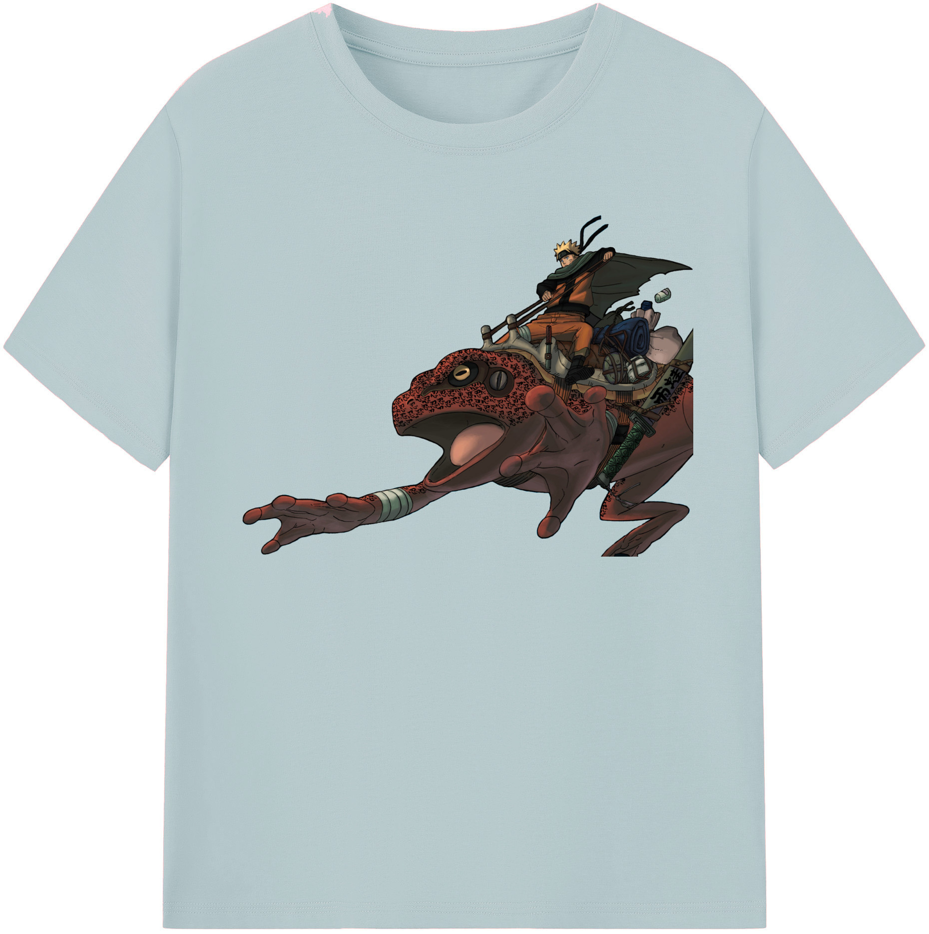 （画像用） NARUTO -ナルト- うずまき ナルト Uzumaki Naruto 綿100％半袖Tシャツ（フロントプリント）